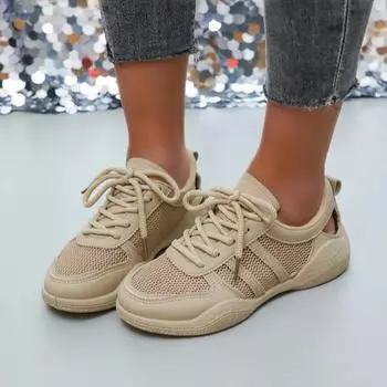 Летние дышащие и удобные туфли с ажурной сеткой для женщин, новые однотонные повседневные модные кроссовки 35