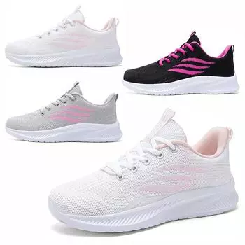 Летние дышащие плетеные спортивные туфли женские универсальные и удобные сетчатые кроссовки с плоским дном легкие полые женские кроссовки 35