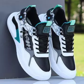 Летние кожаные туфли мужские туфли дышащие одинарные сеточки полые корейская версия мужские спортивные и повседневные туфли молодежные туфли tide single 38