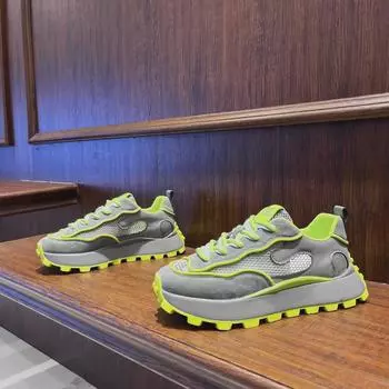 Летние кроссовки Ice Silk Breathable Mesh Dad Shoes 2025 года — мягкие, амортизирующие, нескользящие повседневные кроссовки 41