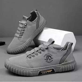 Летние кроссовки Мужская обувь Удобная дышащая повседневная обувь из ледяного шелка Легкая прогулочная обувь на плоской подошве Мужские кроссовки 39 чёрный