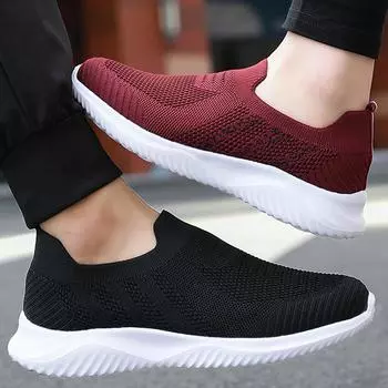 Летние кроссовки унисекс для бега и фитнеса на открытом воздухе 35–44 лет Flyknit большого размера 35 фиолетовый