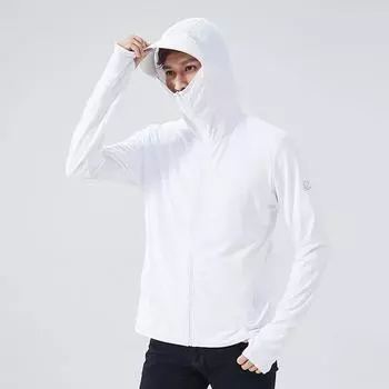 Летние куртки с защитой от ультрафиолета, мужская спортивная одежда с капюшоном, сверхлегкая мужская ветровка с защитой от ультрафиолета 50+, повседневные куртки 2XL темно-синий