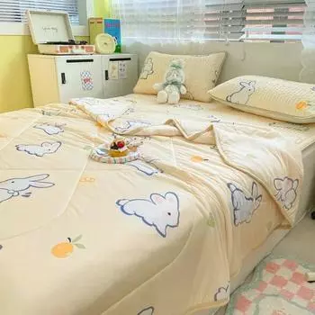 Летние латексные простыни-холодильники с наволочками. Удобные для кожи защитные наматрасники с эластичной лентой. Коврик для кондиционирования воздуха. 150x200cm-sheet 3pcs