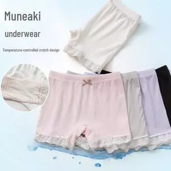 Летние леггинсы для девочек из модала и хлопка длиной три четверти с защитой от воздействия окружающей среды — легкие и терморегулирующие 140 cm розовый