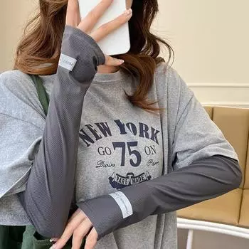 Летние летние велоспорт вождение свободные устойчивые к ультрафиолетовому излучению защитные перчатки для защиты рук для рыбалки солнцезащитные дышащие тонкие перчатки светло-серый