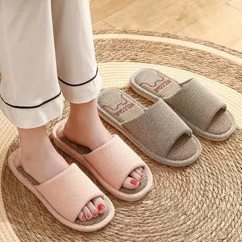 Летние милые дышащие женские тапочки с противоскользящей подошвой и принтом медведя 35 жёлтый