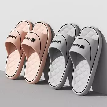 Летние модные новые нескользящие тапочки из ЭВА на толстой подошве 36 белый