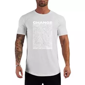 Летние модные повседневные мужские хлопковые футболки с круглым вырезом Do The Work для бодибилдинга, дышащие футболки больших размеров M белый