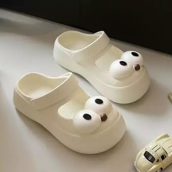 Летние модные повседневные стильные тапочки 36 белый