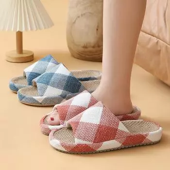 Летние модные женские бесшумные тапочки на толстой подошве 36 зелёный