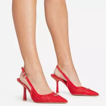 Летние модные женские босоножки с острым носком на высоком каблуке с сеткой и полыми отверстиями, сексуальные туфли для вечеринок и свадеб, удобные для ходьбы 36