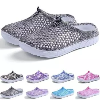 Летние модные женские пляжные тапочки для отдыха на открытом воздухе повседневные сандалии на плоской подошве Slip Comfort женские тапочки одежда для женщин женские тапочки 41 серый