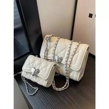 Летние модные женские сумки на цепочке через плечо, классическая сумка из искусственной кожи с клапаном, маленькая квадратная сумка для женщин, дорожная сумка