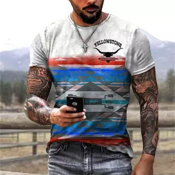 Летние мужские футболки из полиэстера в стиле ретро, быстросохнущая рубашка, уличная одежда, топы с короткими рукавами и круглым вырезом, легкая спортивная футболка M