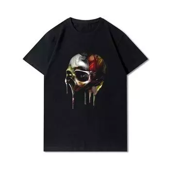 Летние мужские футболки с графическим рисунком, мужские футболки в стиле Харадзюку, винтажные рубашки унисекс с короткими рукавами большого размера S