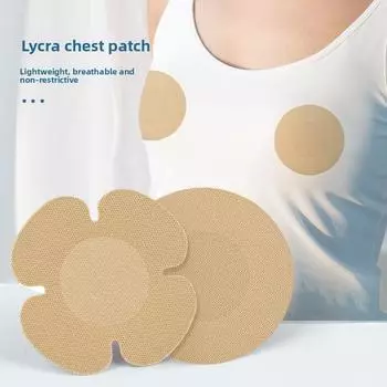 Летние мужские и женские лайкровые наклейки на грудь, одноразовые, легкие и дышащие, выпуклые и светонепроницаемые, невидимые наклейки в виде четырехлистного клевера, наклейки для груди One Size