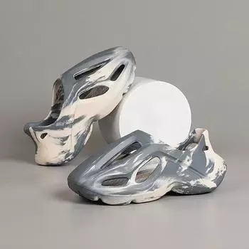 Летние мужские и женские тапочки на камуфляжной платформе, уличные сабо, пляжные сандалии, мужские мягкие домашние шлепанцы из ЭВА, домашние шлепанцы для влюбленных 36-37