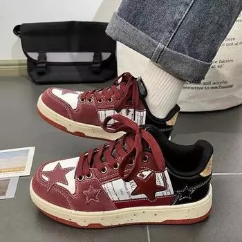 Летние мужские и женские туфли Ins с одинаковыми шикарными нишевыми дышащими туфлями в стиле ретро 36