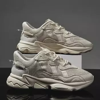 Летние мужские кроссовки Cross-Border из дышащей ткани в стиле ретро для бега 2025 года 45