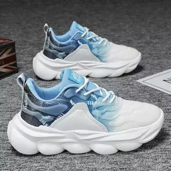 Летние мужские кроссовки для бега, дышащая модная сетчатая повседневная обувь 39