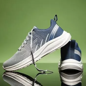Летние мужские кроссовки, дышащая повседневная обувь высокого качества, уличная нескользящая мужская спортивная обувь, легкая модная обувь для тенниса 36