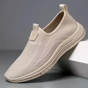 Летние мужские кроссовки, модная мужская повседневная обувь, дышащая мужская обувь ручной работы, легкая мужская обувь для прогулок на открытом воздухе, мокасины 38 коричневый