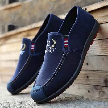 Летние мужские мокасины, модная обувь для вождения в горошек, мужские кроссовки 39 чёрный