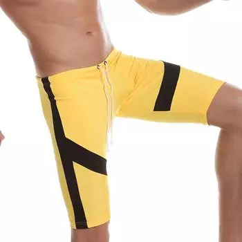 Летние мужские плавки 5-точечные плавки Модные повседневные мужские плавки Плавки S белый