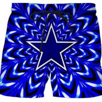 Летние мужские пляжные брюки с персонализированным модным принтом из полиэстера, мужские шорты S