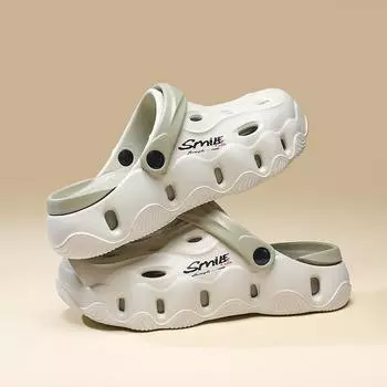 Летние мужские повседневные сандалии для отдыха на природе нескользящие мужские туфли легкие классические дизайнерские тапочки мужские домашние модные пляжные шлепанцы 38-39