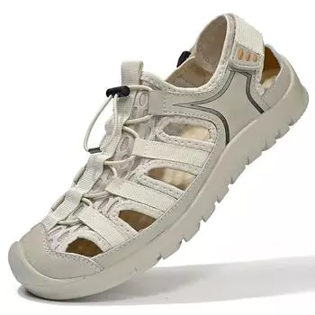 Летние мужские сандалии дышащая повседневная обувь для мужчин пляжные сандалии 38 песочный