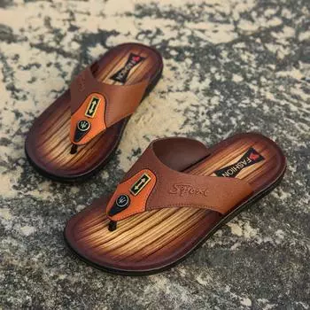 Летние мужские сандалии, летняя обувь для отдыха, мужская пляжная обувь, удобная мужская обувь, уличные мужские римские сандалии, шлепанцы, шлепанцы, шлепанцы 44 коричневый