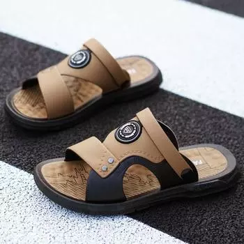 Летние мужские сандалии, летняя обувь для отдыха, мужская пляжная обувь, удобная мужская обувь, уличные мужские римские сандалии, шлепанцы, шлепанцы, шлепанцы 45 хаки