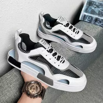 Летние мужские сандалии. Летняя обувь. Мужская повседневная обувь. Удобная мужская обувь. Уличные мужские римские сандалии. Модные дышащие дорожные сандалии. 47 чёрный