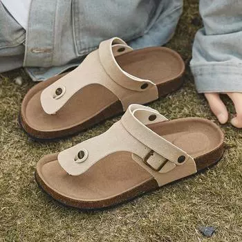 Летние мужские сандалии, мужские удобные тапочки, роскошные мужские туфли, туфли для гостиной, тапочки с подошвой Eva, домашние сандалии для дома 39 чёрный