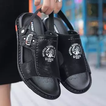 Летние мужские сандалии, пляжная обувь, летние пляжные мужские сандалии в римском стиле для отдыха, уличные сандалии высокого качества, тапочки с мягкой подошвой, Zapatos Hombre 43 синий