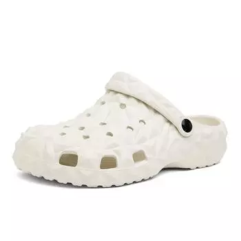 Летние мужские сандалии, тапочки, уличная пляжная мода, удобные мягкие сабо, дизайнерская садовая обувь, мужская повседневная обувь, мужские пляжные сандалии 40