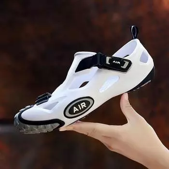 Летние мужские сандалии, уличная обувь для воды, мягкие нескользящие мужские пляжные сандалии, богемная легкая обувь, сандалии унисекс, кроссовки 38 красный