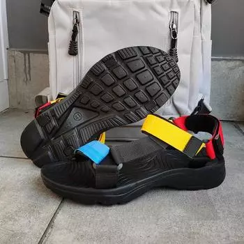 Летние мужские сандалии Уличные пляжные сандалии для мужчин 39 жёлтый