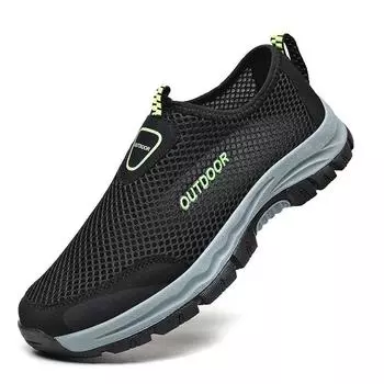 Летние мужские сетчатые кроссовки большого размера 45 для улицы 46 plus fat 47 с высоким подъемом стопы fat 48 прозрачные спортивные кроссовки 39 синий