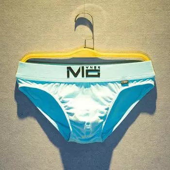 Летние мужские сексуальные хлопковые трусы с низкой талией - дышащие и модные XXXL белый