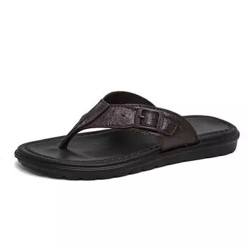 Летние мужские шлепанцы Мужские тапочки Удобные пляжные сандалии Мужская повседневная обувь Домашние шлепанцы Обувь для ванной 40 чёрный