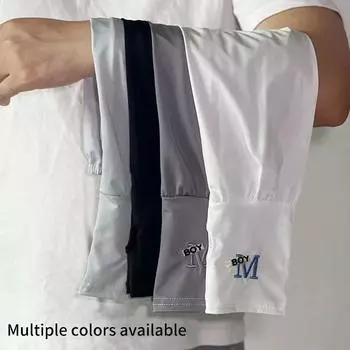 Летние мужские солнцезащитные рукава, анти-УФ перчатки для велоспорта Ice Silk, дышащие рукава Ice Silk A1