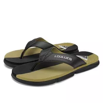 Летние мужские тапочки, удобные уличные сандалии, сабо, пляжные тапочки, шлепанцы, мужские домашние шлепанцы, обувь для ванной комнаты 39