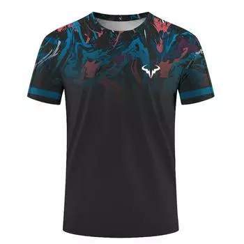 Летние мужские топы с 3D принтом, мужская и женская футболка для экстремальных видов спорта на открытом воздухе, с короткими рукавами и круглым вырезом, модная футболка S