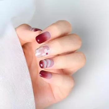 Летние наклейки для гелевого маникюра фототерапия лак для ногтей гелевые наклейки для ногтей румяна УФ полусырые наклейки для маникюра JK315