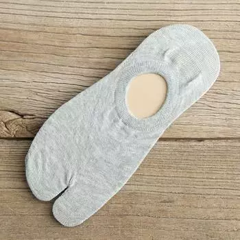 Летние носки-таби для пар из хлопка для женщин и мужчин, носки из чесаного хлопка с двумя пальцами, нескользящие, невидимые, дышащие, однотонные, низкие носки-лодочки One size
