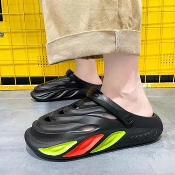 Летние новейшие модные универсальные удобные уличные мягкие подошвы противоскользящие прочные парные пляжные сандалии 43