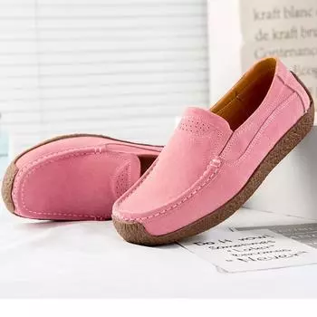 Летние новейшие поступления розовые женские мокасины большого размера 42 плоские туфли-улитки женские повседневные туфли-оксфорды без застежек женские мокасины женские 35